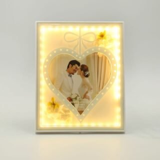 A customized LED photo frame to display your special moments