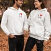 Couple Hoodies  لطلب الطلب، أرسل رسالة على الواتساب.