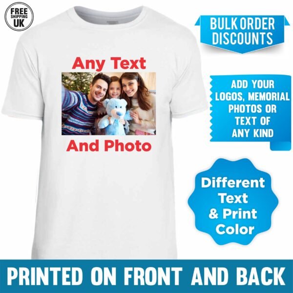 T Shirt Photo Customized  لطلب الطلب، أرسل رسالة على الواتساب.