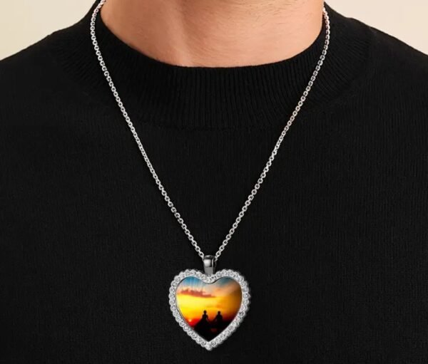 THE BLING KING DIY Spinning Double Sides Photo Heart - Image 2