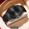 Black Arabic Aura Watch Stanlesstel - Image 3