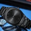 Black Arabic Aura Watch Stanlesstel
